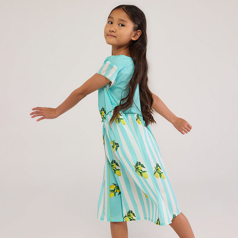 Lemon Maxi Pima Cotton Dress