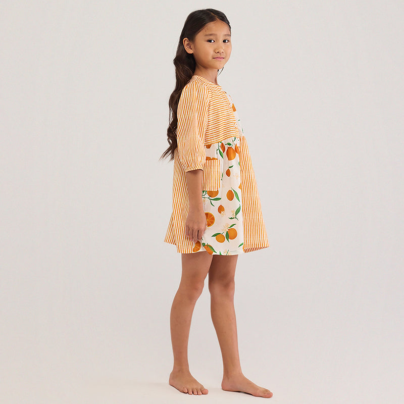 Orange Mini Pima Cotton Dress