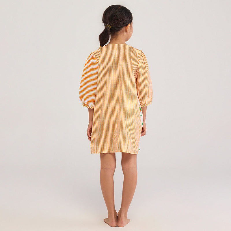Orange Mini Pima Cotton Dress