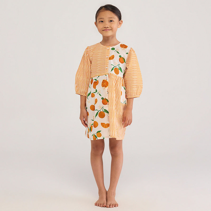 Orange Mini Pima Cotton Dress