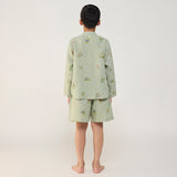 Kimi Timeless Linen Shorts - Mint