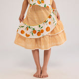 Orange Pima Cotton Skirt