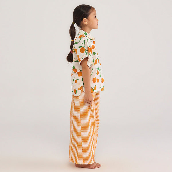 Orange Amber Pima Cotton Shirt