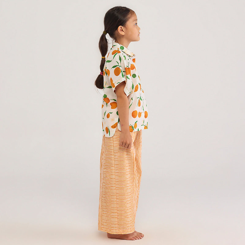 Orange Amber Pima Cotton Shirt