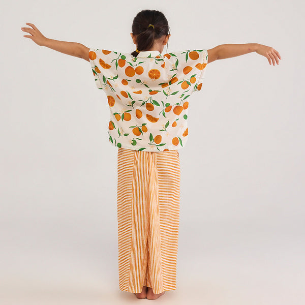 Orange Amber Pima Cotton Shirt