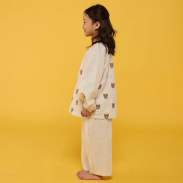 Aurel Linen Co-Ord set - Natural