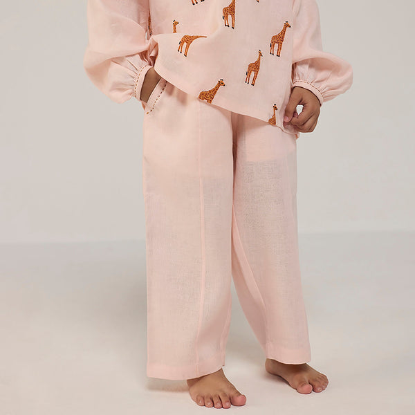 Aurel Linen Co-Ord set - Blush