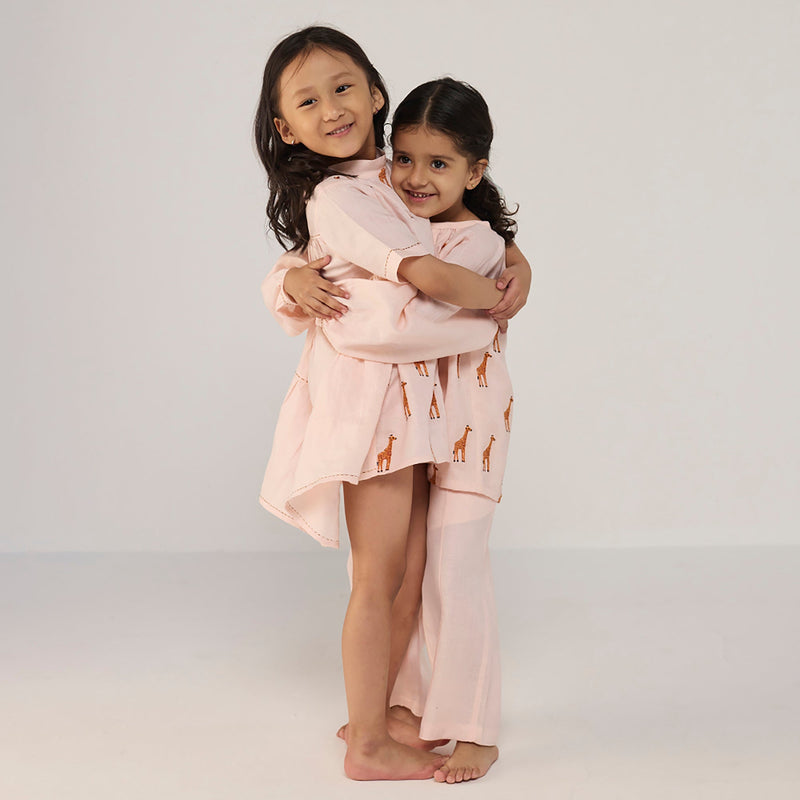 Aurel Linen Co-Ord set - Blush