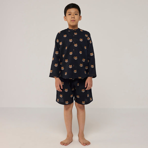 Rolf Linen Shorts - Navy