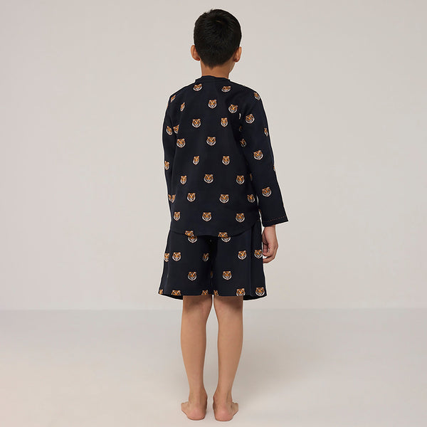 Rolf Linen Shorts - Navy