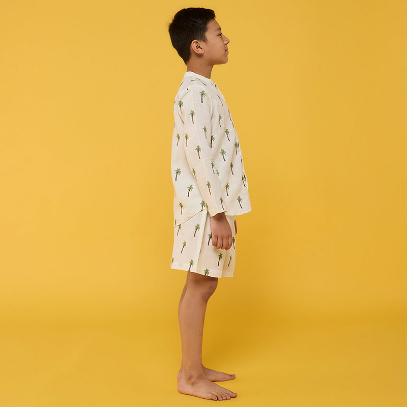 Rolf Linen Shorts - Ivory