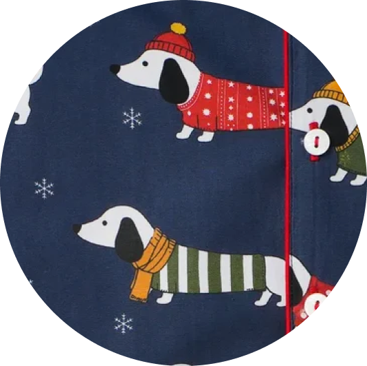 Reindeer Nights holiday print