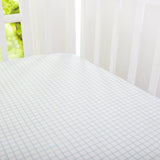 Organic Plaid Crib Sheet