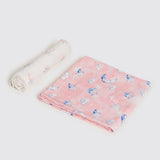 Celestial Pink Organic Swaddle Set