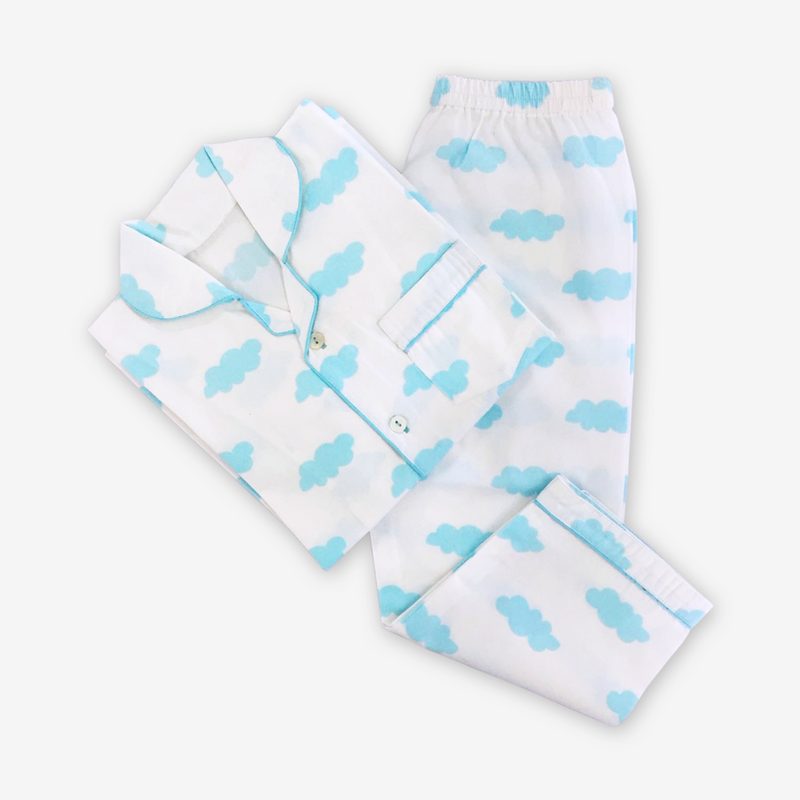 Men Organic Clouds Pajama Set