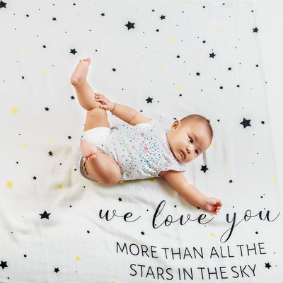 Love You Organic (Personalized) Swaddle