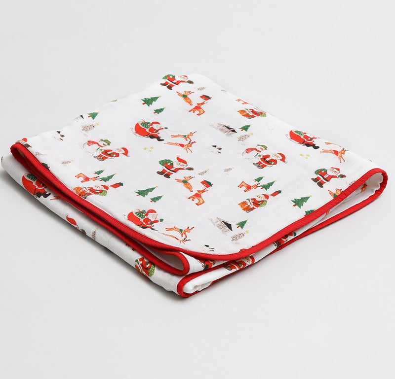 Dear Santa Muslin Blanket