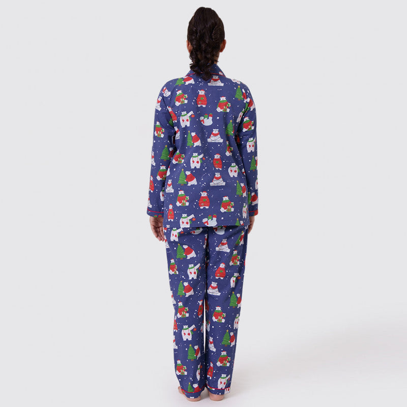 Women Polar Bear Pajama Set