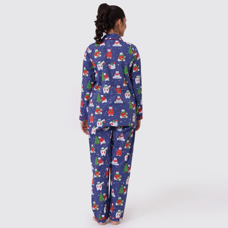 Women Polar Bear Pajama Set