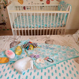 Llama Love Organic Complete Crib Bedding Set (With Bumper)