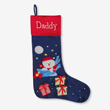 Flying Santa Luxe Stocking