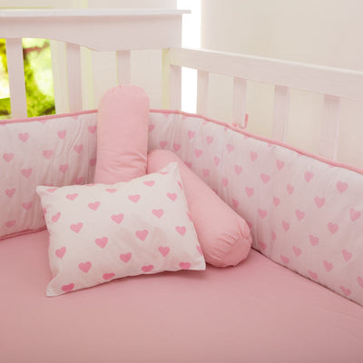 Hearts Pillow/Bolster Set
