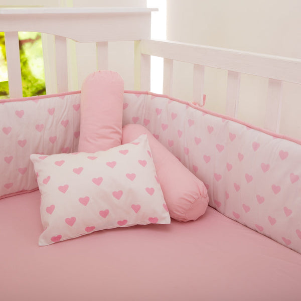 Hearts Pillow/Bolster Set