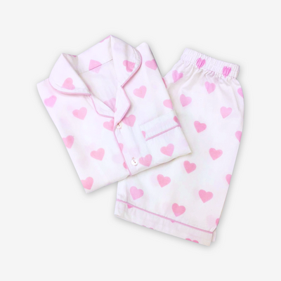 Hearts Shorts Set For Kids