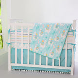 Llama Love Organic Complete Crib Bedding Set (With Bumper)