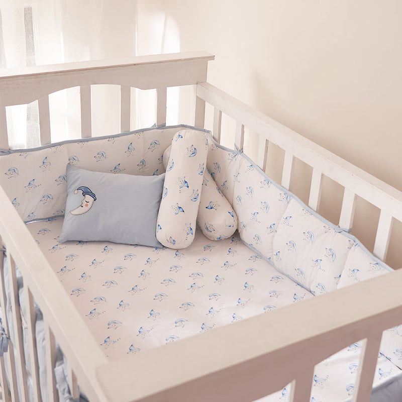 Night Night Crib Gift Set (Celestial-Blue)