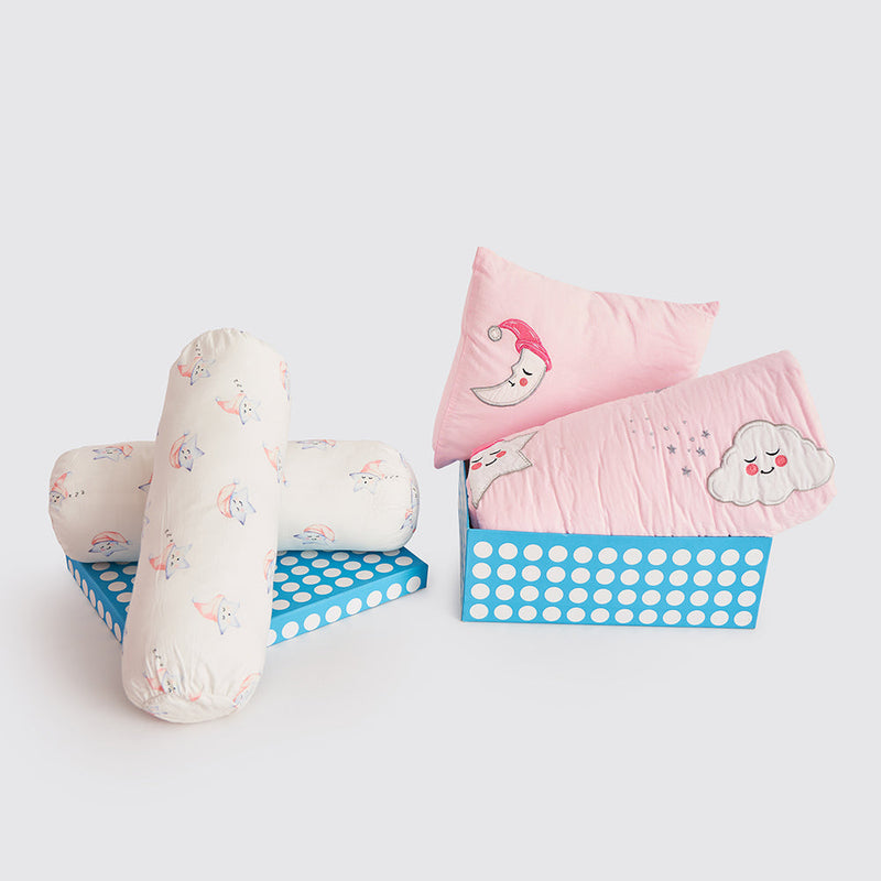 Night Night Crib Gift Set (Celestial-Pink)