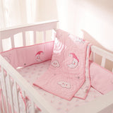 Celestial Pink Complete Crib Bedding Set (With Bumper)