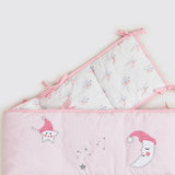 Celestial Pink Complete Crib Bedding Set (With Bumper)