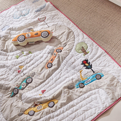 Racing Cars Complete Crib Bedding Set