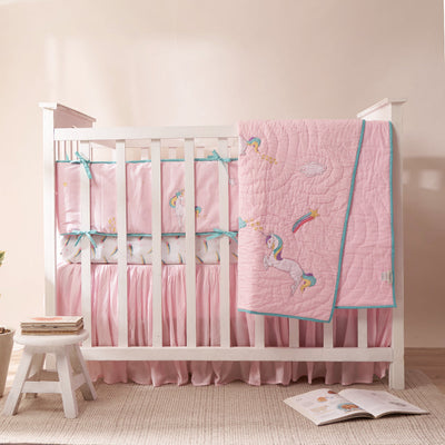 Unicorns Complete Crib Bedding Set