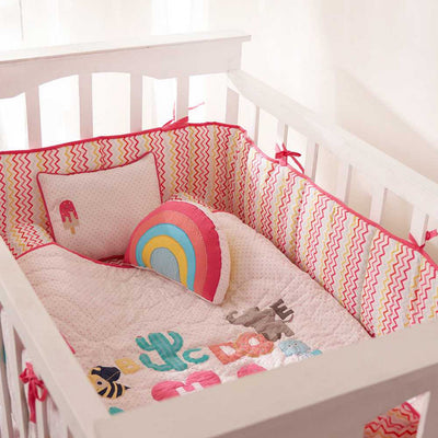 Alphabets Pink Bedding Collection