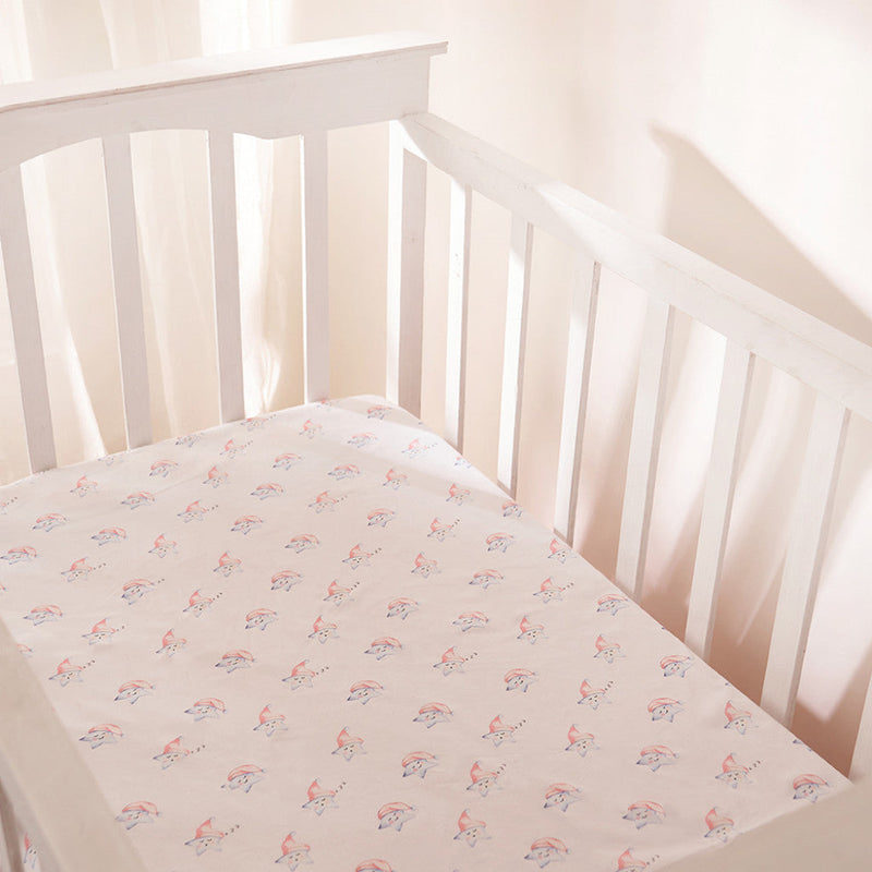 Celestial Pink Complete Crib Bedding Set (With Bumper)