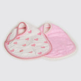 Hearts Bib Set