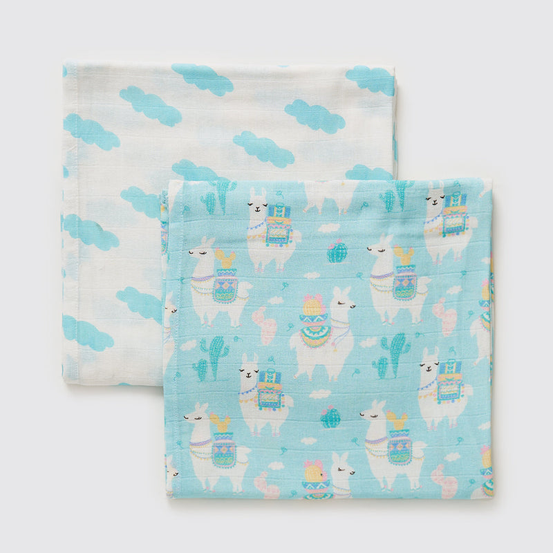 Llama Love Organic Swaddle Set