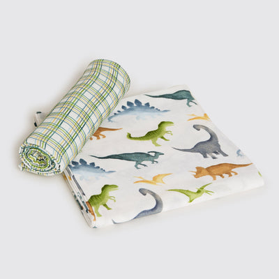 Dinosaurs Organic Swaddle Set