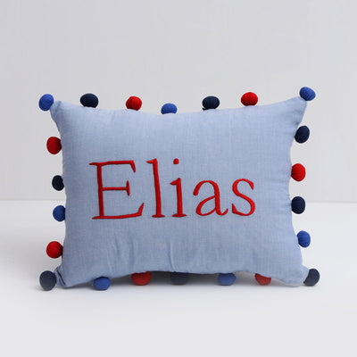 Pom Pom Pillow (Boy)