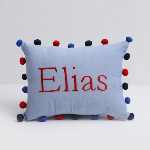 Pom Pom Pillow (Boy)