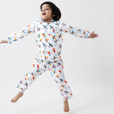Fly Away Pajama Set For Kids