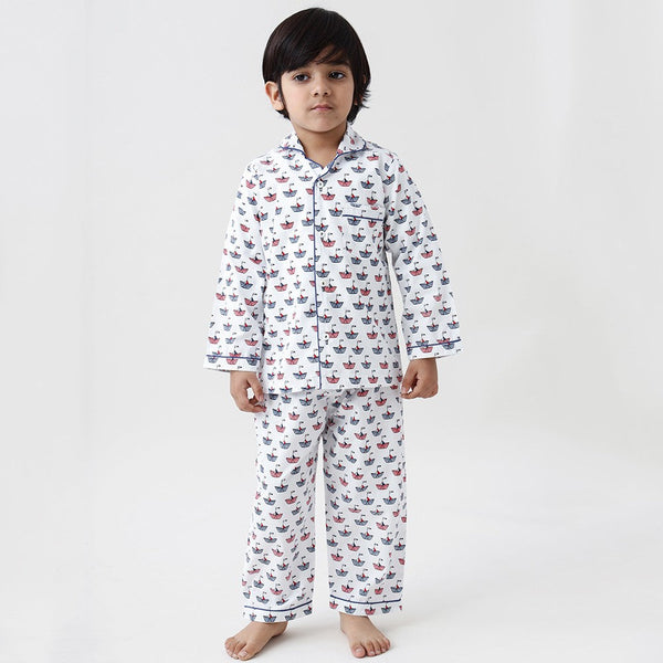 Sail Away Pajama Set For Kids