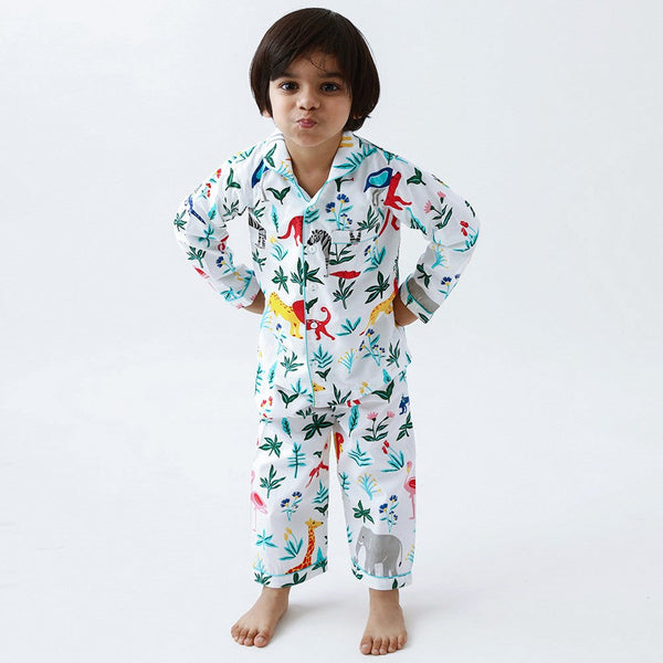 Organic Serengeti Pajama Set For Kids