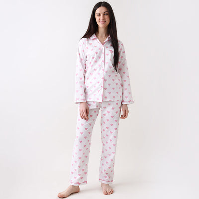 Women Hearts Pajama Set