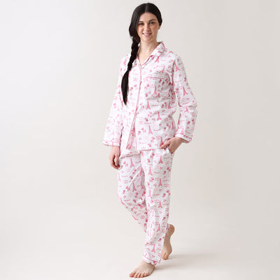 Women Paris Pajama Set