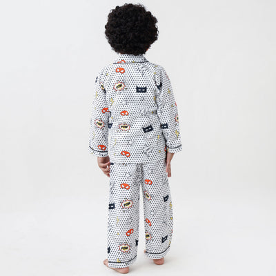 Organic Superhero Pajama Set For Kids