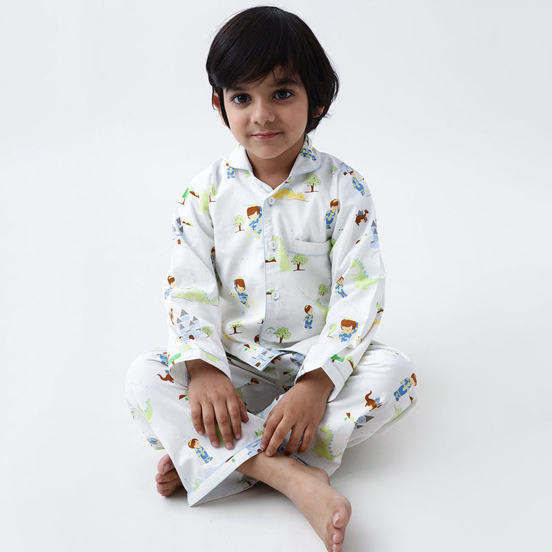 Organic Prince Pajama Set For Kids