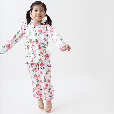 Organic Blossoms Pajama Set For Kids